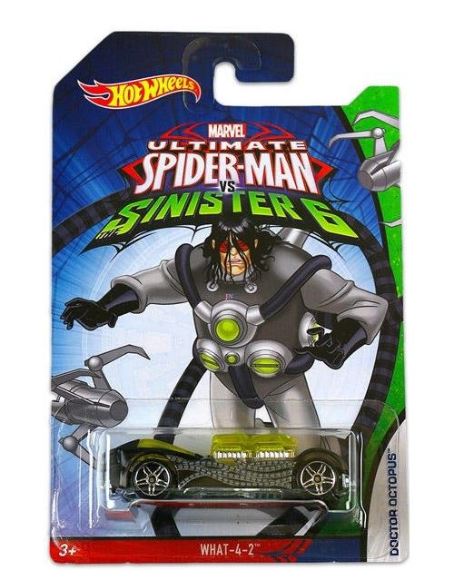 Vehicule what- 4-2 doctor octopus pour hot wheels - pour spider-man ultimate - voitures minatures 1:64 - enfant