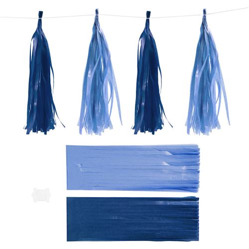 Happy Moments sacs 12x35 cm papier de soie bleu 12 pièces