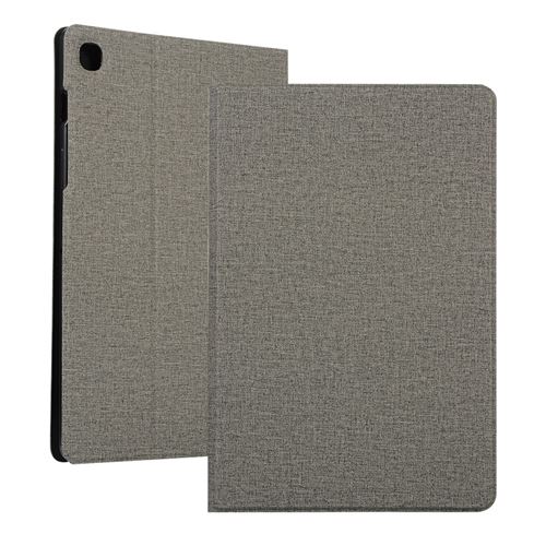Générique Gris Etui En Pu Peau De Tissu Avec Support Pour Votre Samsung Galaxy Tab S6 Lite P610 - Image 1