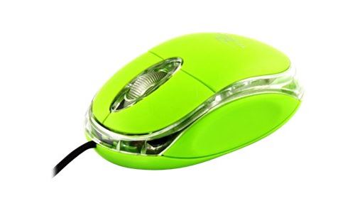 Titanum RAPTOR 3D - Muis - optisch - 3 knoppen - met bekabeling - USB - groen
