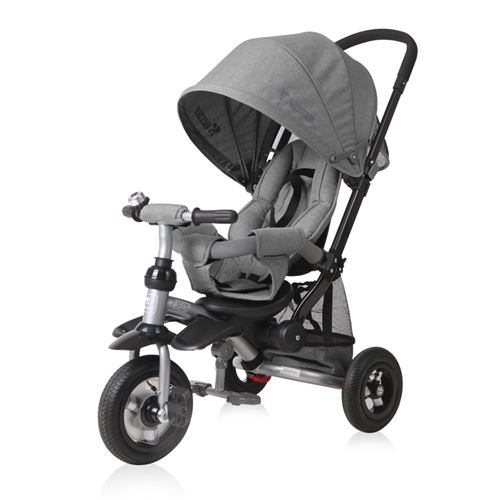 Tricycle évolutif pour bébé / enfant JET AIR (roues gonflables) Gris