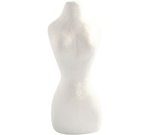 Buste en polystyrène à décorer 18 x 7,5 cm 1 pce