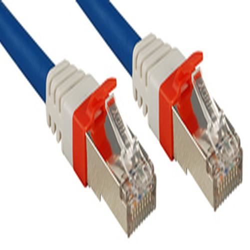 Lindy Bleu Premium - Cordon De Raccordement - Rj-45 (M) Pour Rj-45 (M) - 3 M - Sftp - Cat 6A - Sans Halogène