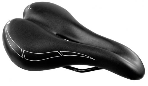 Ergotec SELLE MEN SPORT 274 X 178 MM GEL NOIR ARGENT