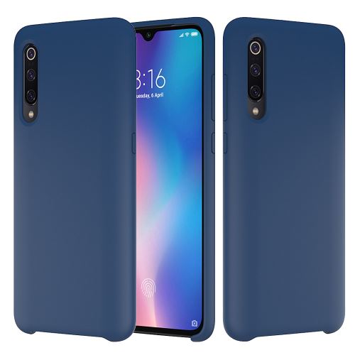 Housse étui Coque en silicone pour Xiaomi Mi 8 Lite - Bleu foncé -4342