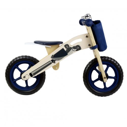 Kinderline Wbc726 1 Velo D Equilibre En Bois Bleu Velos Achat Prix Fnac