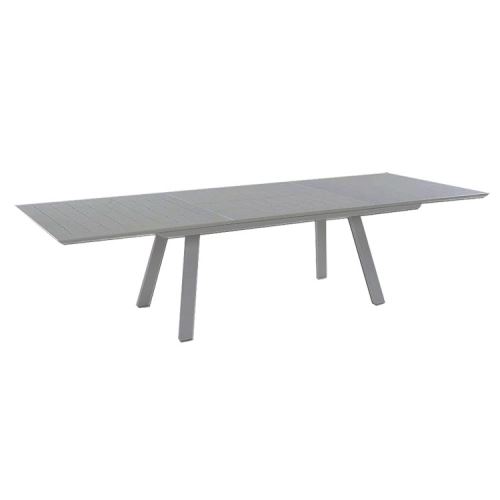 Table extensible en alu gris 200/300 x 110 cm Ofanto