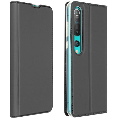 Etui pour Xiaomi Mi 10 / Mi 10 Pro Porte-carte Support Vidéo noir