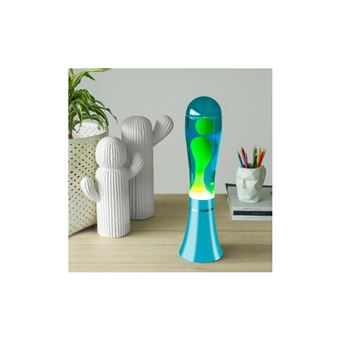 Balvi - Lampe à poser en aluminium et verre Magma bleu