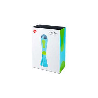 Balvi - Lampe à poser en aluminium et verre Magma bleu