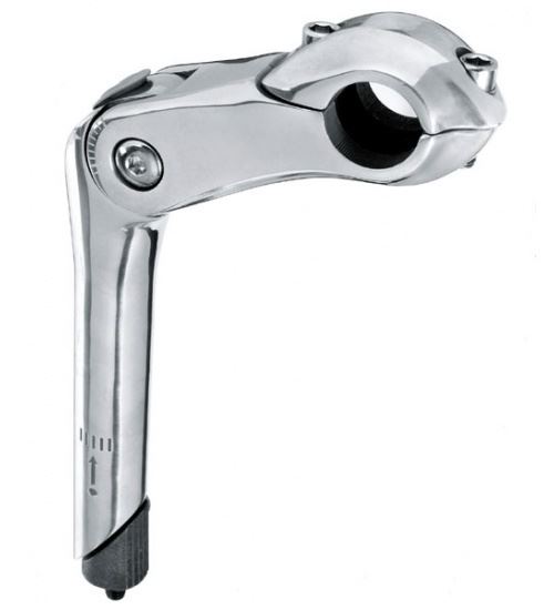 Ergotec STEM CHESS RÉGLABLE 2 25.4 / 180 / 110MM SILVER
