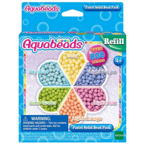 Aquabeads Recharge Perles Pastel - 31360