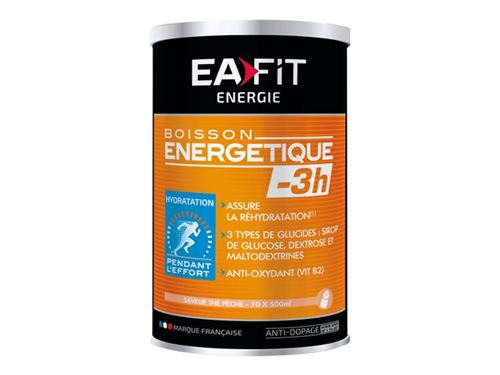 Boisson énergétique -3h thé pêche EA Fit