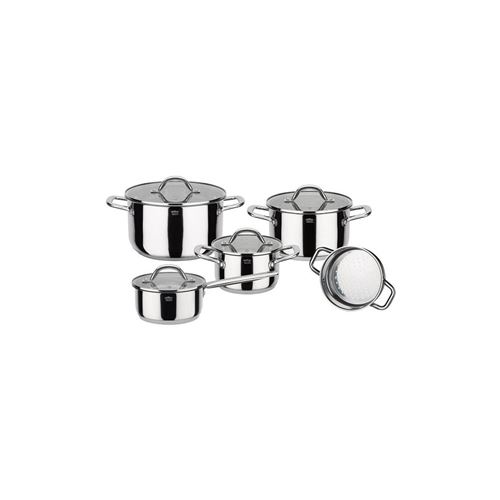 Gsw Meran - Batterie De Cuisine 9 Pieces En Acier Inoxydable - Tous Feux Dont Induction