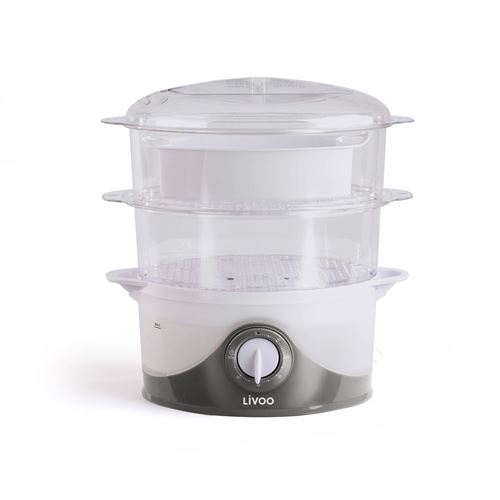 LIVOO Feel good moments Cuiseur vapeur et riz Transparent