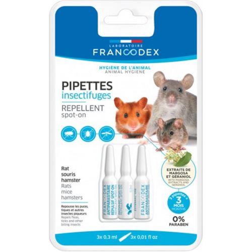 Meilleurs prix pour Pipettes Insectifuges Pour Rats, Souris, Hamsters