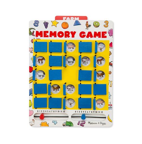Melissa & Doug jeu pour enfants Memo junior 29,5 x 21,5 cm bois