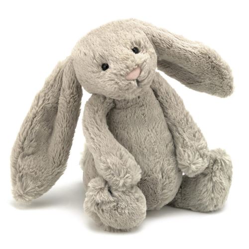 Peluche Lapin beige 28 cm