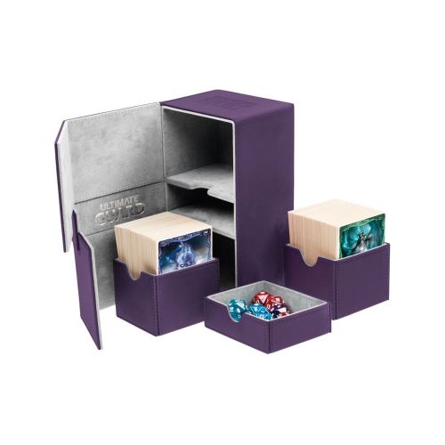 Ultimate Guard - Boîte pour cartes Twin Flip'n'Tray Deck Case 160+ taille standard XenoSkin Vio
