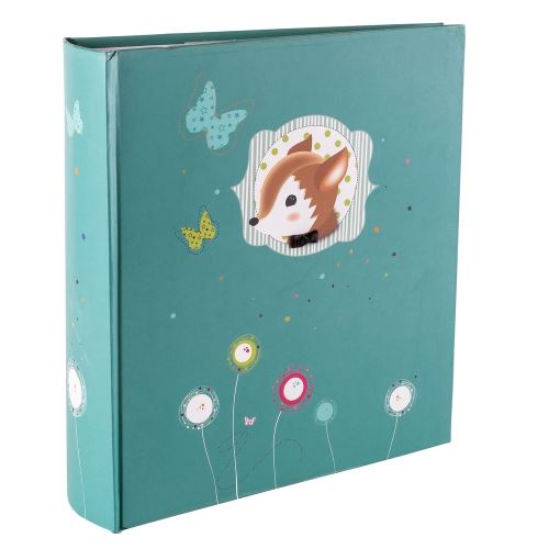 Album photo pochettes Foxy bleu 200 photos 11,5x15, 100 pages, 237 x 222 x 51 mm - fabriqué en France