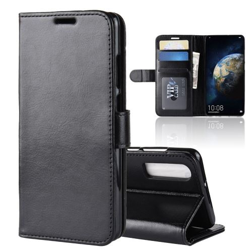 Etui en PU avec support couleur noir pour Huawei P30