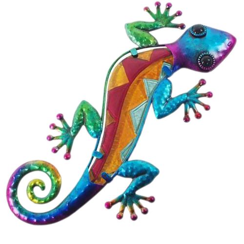Gecko déco murale 29 cm
