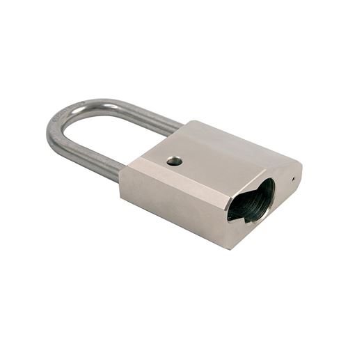 Cadenas inox ISEO pour demi-cylindre EU - 54mm - 36353
