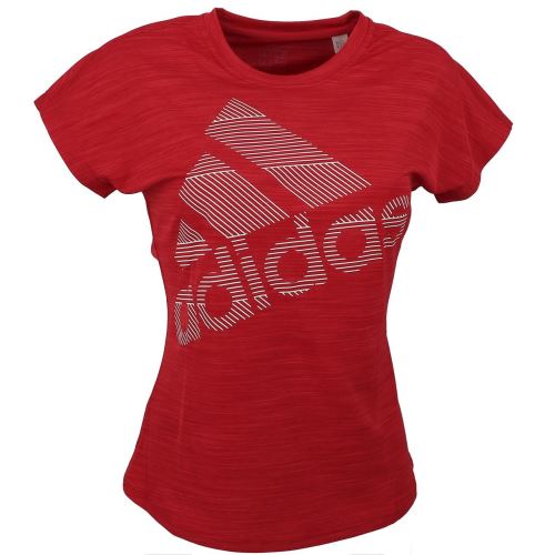 Tee shirt manches courtes Adidas Ss bos logo bdx mc tee l Rouge taille : XS réf : 0