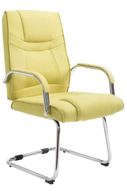 Chaise visiteur Attila tissu , Vert