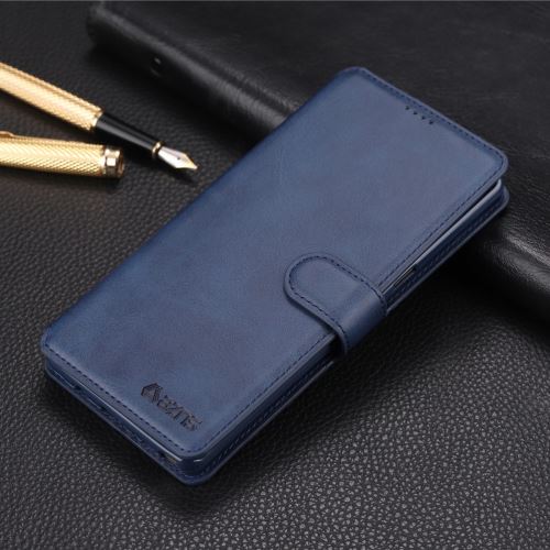 Etui en PU avec support bleu pour votre Samsung Galaxy Note 8 N950