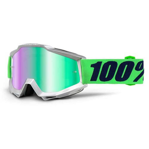 100percent Masques 100percent Accuri Mirror Green Lens