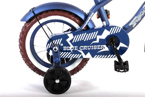 Yipeeh Blue Cruiser Velo Garcon 12 pouces 21 5 cm Garcon Frein a retropedalage Bleu marine Velo enfant Achat prix fnac