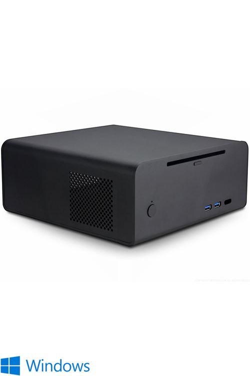 Mini-PC AMD Ryzen 3 2200G, Radeon Vega, 8Go RAM DDR4, 1To HDD, DVD-RW, USB 3.1, Wifi, Bluetooth. Mini-PC Evolution. Unité centrale avec Win 10