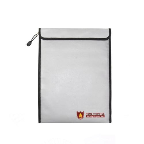 Pochette Résistant Au Feu Anti-Feu de Document Document Sac Étanche pour L'Argent Sûr Wenaxibe3359