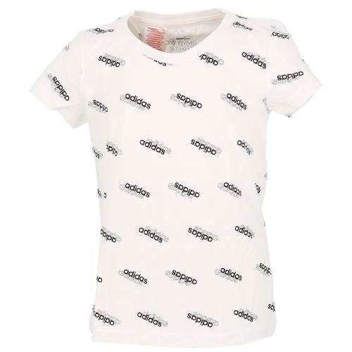 Tee shirt manches courtes Adidas Fav t white black mc tee girl Blanc taille : 11à12 réf : 29101