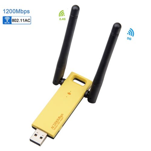 Gigabit Desktop Receiver double bande carte sans fil haute vitesse USB3.0 1200M WiFi