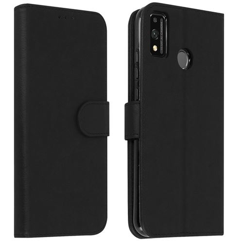 Avizar Étui pour Honor 9X Lite Folio Intégrale Porte-carte Fonction Support Noir