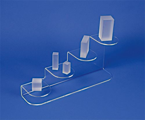 Escalier plexiglas 4 marches