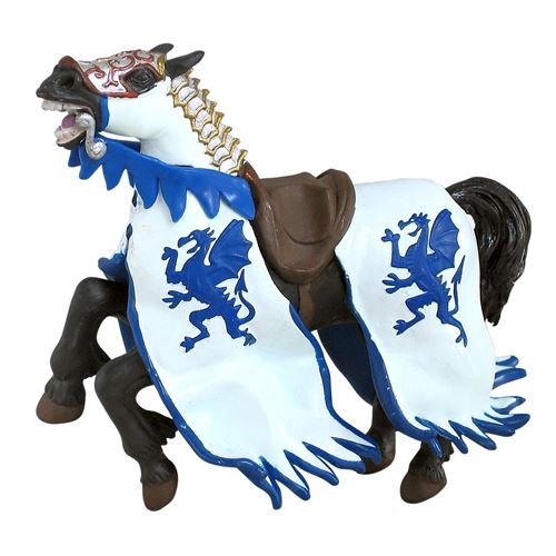Papo Bleu Figurine Cheval Au Dragon