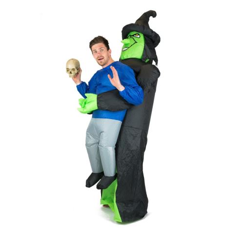 Bodysocks costume d'adulte gonflable sorcière taille unique