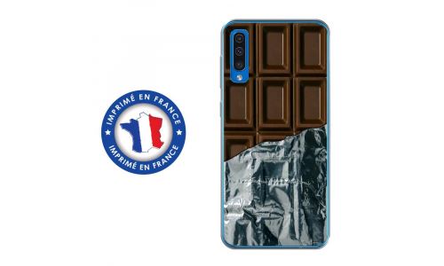 Coque souple pour Samsung Galaxy A50 avec impression Motifs tablette de chocolat