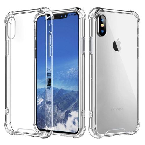 Coque Silicone Transparente Antichoc Pour Iphone Xs Etui Pour Telephone Mobile Achat Prix Fnac Sélectionnez le type de protection désiré. coque silicone transparente antichoc pour iphone xs