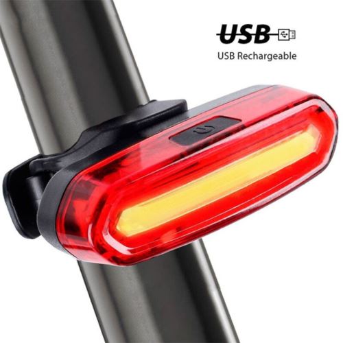 La lumière arrière d'équitation imperméable de feu arrière de vélo a mené Usb facturable