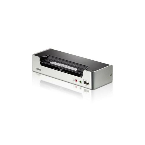 Aten Technology Multicolore Aten Cubiq Cs1792 - Commutateur Écran-Clavier-Souris/Audio - 2 X Kvm / Audio - 1 Utilisateur Local - De Bureau - Image 1