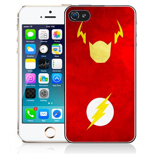 Coque pour iPhone 5C dc comics flash art design