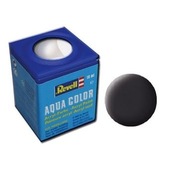Revell Peinture émail Noir Mat – Finition Goudron 14 Ml – Pour Maquettes Et Modélisme