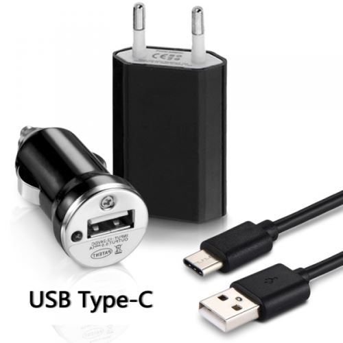 Chargeur de voiture USB Type C avec sortie Type-C et USB-A - Orico