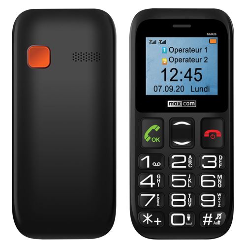 MaxCom Comfort MM426 - Téléphone mobile - double SIM - microSDHC slot - GSM - 160 x 128 pixels