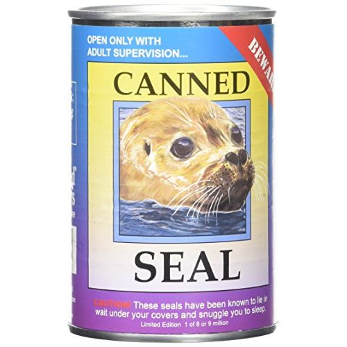 Canned Critters Stuffed Animal: Seal 6