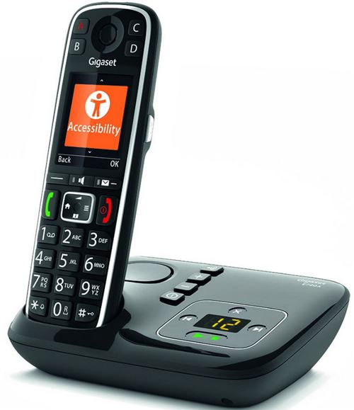Gigaset COMFORT 550 Téléphone DECT Identification de l'appelant Noir